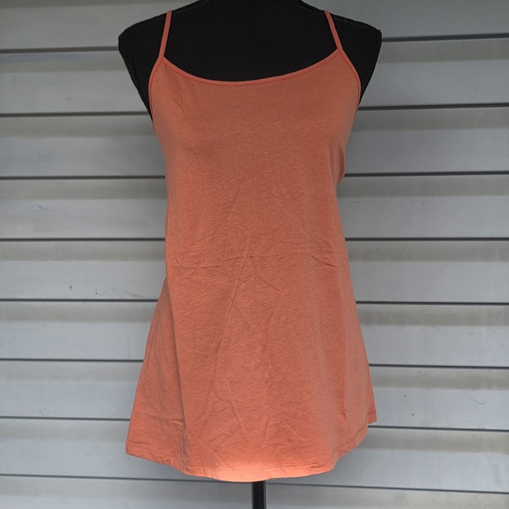 Women's Orange Spaghetti Strap Top